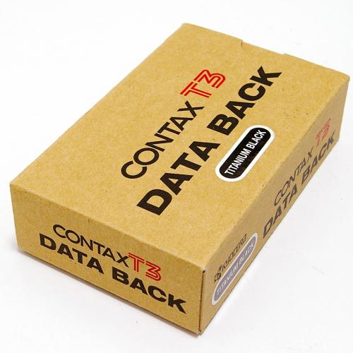 中古 コンタックス T3用 データバック ブラック CONTAX|カメラ 中古 コンタックス T3用 データバック ブラック CONTAX|カメラ