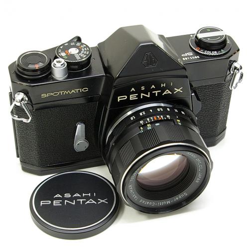 中古 アサヒペンタックス SP ブラック 55mm F1.8 セット PENTAX 【中古カメラ】 02316