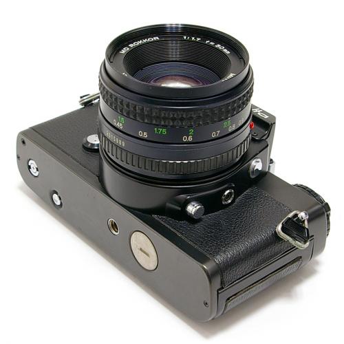 中古 ミノルタ XD ブラック 前期モデル 50mm F1.7 セット minolta