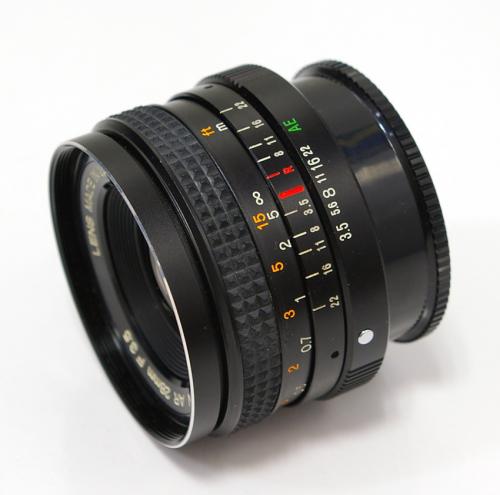 中古 KONICA/コニカ ヘキサノン AR 28mm F3.5 角型フード付