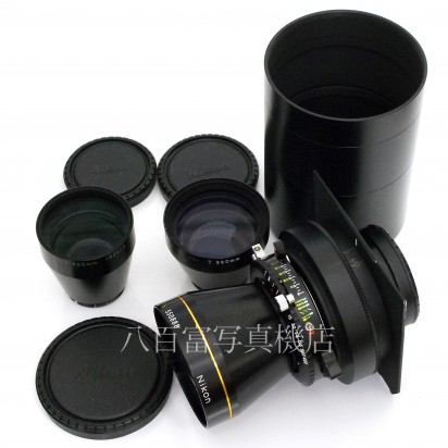 【中古】 ニコン Nikkor T * ED 360mm F8  500mm F11 720mmF16　後群レンズ交換方式　3本セット Nikon ニッコール 中古レンズ 22158