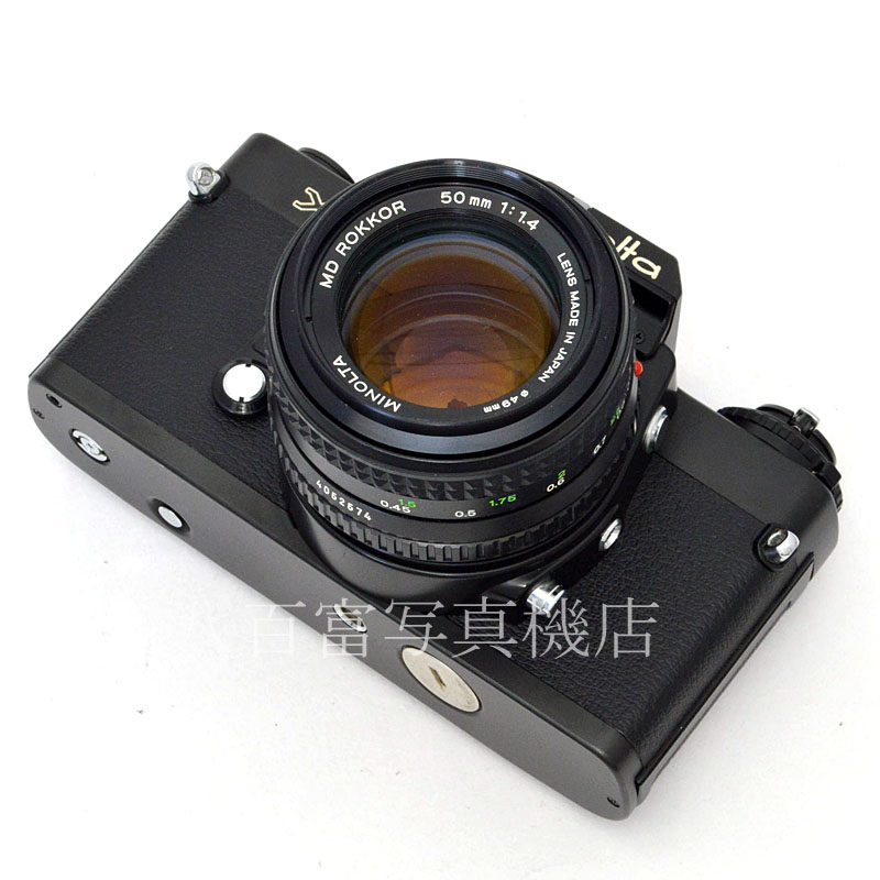 【中古】 ミノルタ XD 後期 ブラック 50mmF1.4セット minolta 中古フイルムカメラ  K3745
