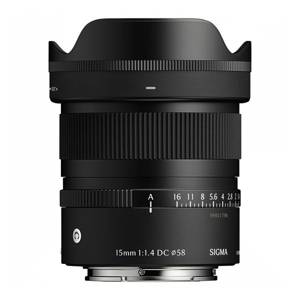 《新製品予約》 シグマ Sigma 15mm F1.4 DC Contemporary / SONY-E / 広角レンズ / APS-Cサイズ対応 ミラーレス専用 / ソニーEマウント