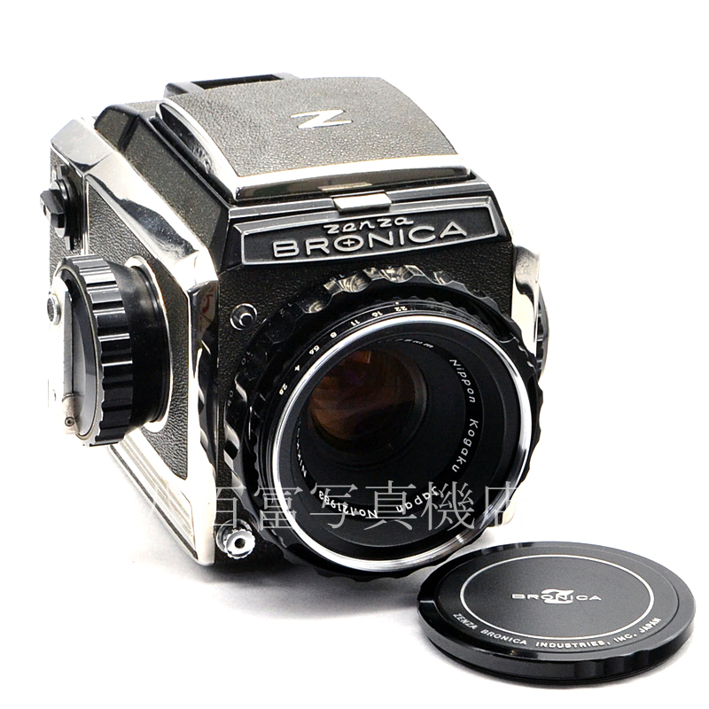【中古】 ゼンザ ブロニカ S2 シルバー 前期 Nikkor-P 75mm F2.8 セット ZENZA BRONICA 中古フイルムカメラ 54981