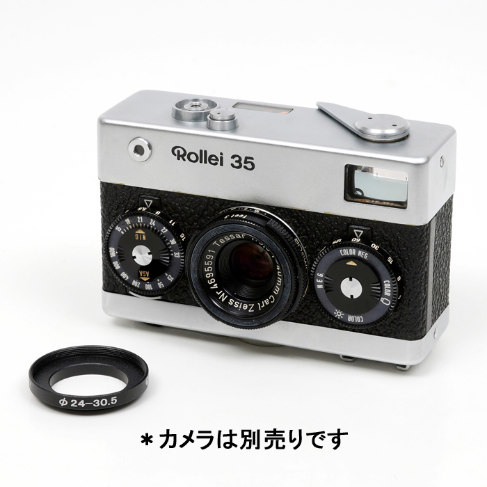 ローライ Rollei 35 用ステップアップリング 24-30.5 BK Rollei