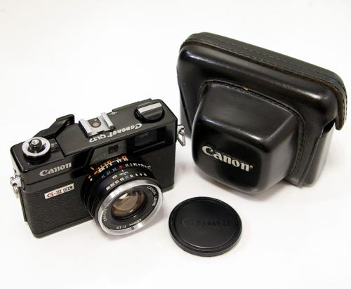 中古 Canon/キヤノン キャノネット QL-17 GIII ブラック (Canonet)
