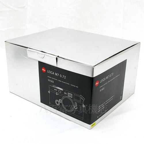 中古 ライカ M7 ブラック 0.72 ボディ Leica 【中古カメラ】 08947