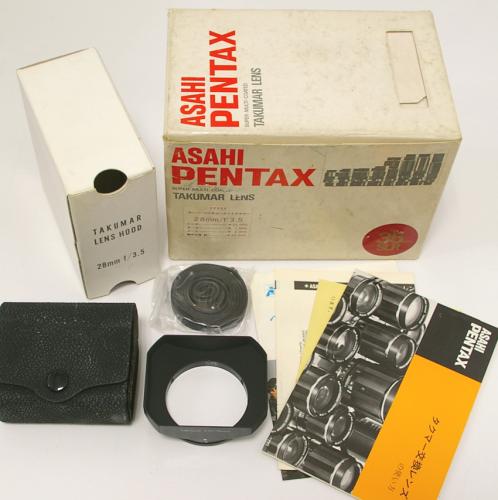 中古 PENTAX SMCタクマー 28mm F3.5 アサヒペンタックス