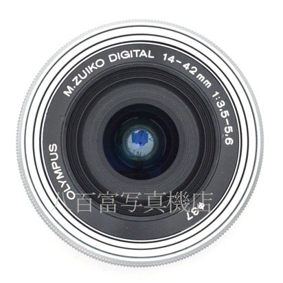 【中古】 オリンパス M ズイコー デジタル ED 14-42mm F3.5-5.6 EZ シルバー OLYMPUS  M.ZUIKO DIGITAL 中古交換レンズ 46919