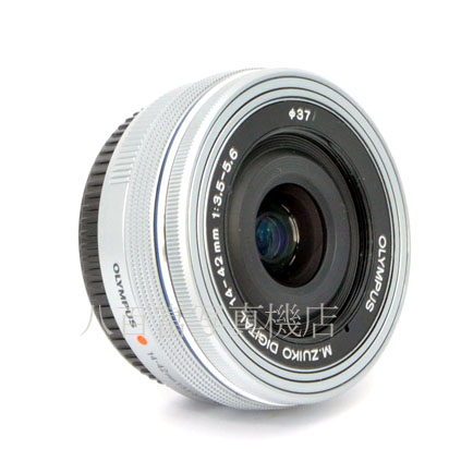 【中古】 オリンパス M ズイコー デジタル ED 14-42mm F3.5-5.6 EZ シルバー OLYMPUS  M.ZUIKO DIGITAL 中古交換レンズ 46919