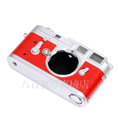 【中古】 ライカ M3 クローム　赤貼り革 ボディ Leica 中古フイルムカメラ 41631
