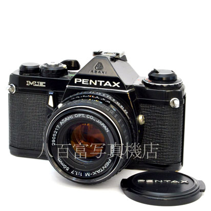 【中古】 ペンタックス ME ブラック M50mm F1.8 レンズセット PENTAX 中古フイルムカメラ 46168