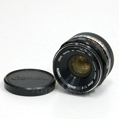 【中古】 Canon キャノンレンズ35mm F2 ライカLマウント Canon Lens 中古レンズ 20328