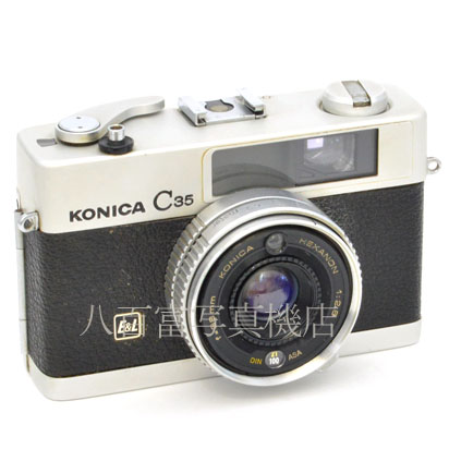 【中古】 コニカ C35 E&L シルバー Konica 中古フイルムカメラ 46750