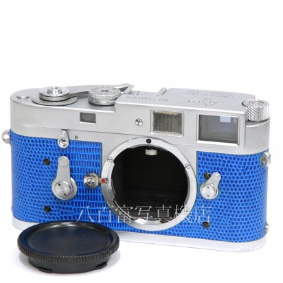 【中古】 ライカ M2 クローム　青貼り革 ボディ Leica 中古カメラ K2533
