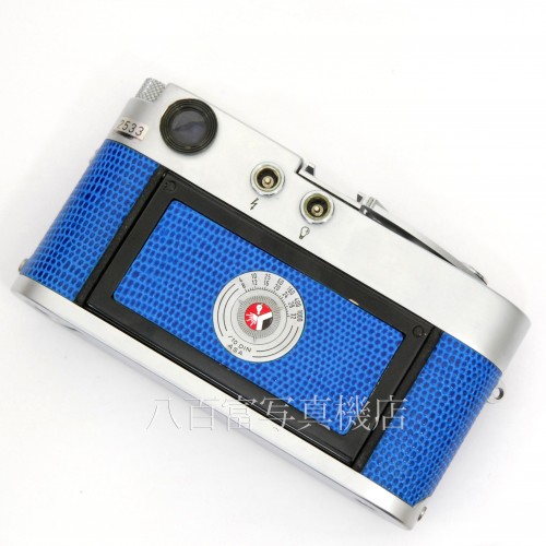 【中古】 ライカ M2 クローム　青貼り革 ボディ Leica 中古カメラ K2533