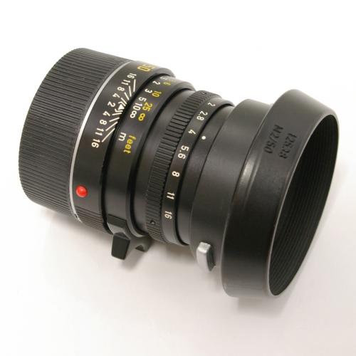 中古 ライカ ズミクロンM 50mm F2 70周年記念モデル フード付 Leica
