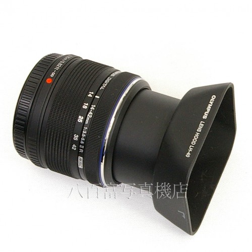 オリンパス M.ZUIKO DIGITAL 14-42mm F3.5-5.6 II R MSC ブラック OLYMPUS 中古レンズ 25927