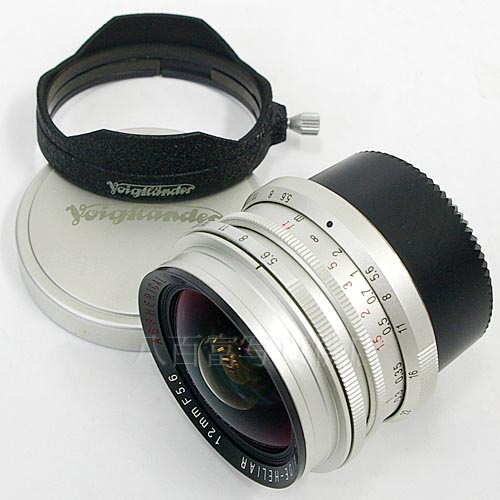 中古 フォクトレンダー ULTRA WIDE HELIAR 12mm F5.6 Asp. シルバー ライカLマウント【中古レンズ】 15038