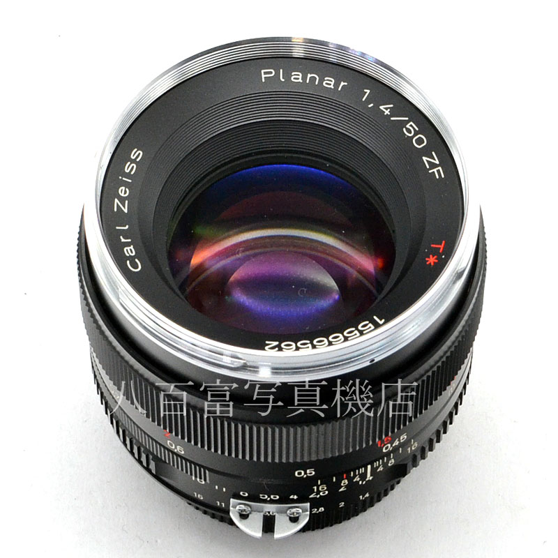 【中古】 ツァイス Planar T* 50mm F1.4 ZF ニコン Ai-s用 Carl Zeiss 中古交換レンズ 55320