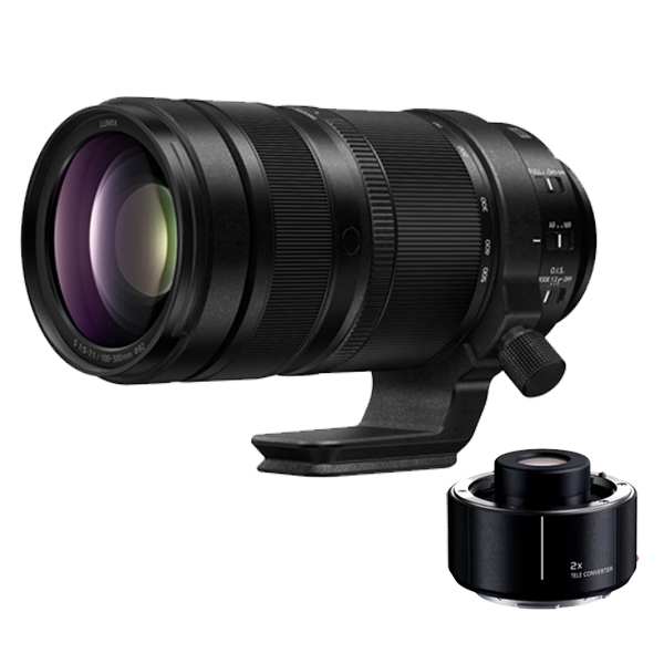 パナソニック LUMIX S 100-500mm F5-7.1 テレコンセット / ライカLマウント用 / Panasonic S-R100500+DMW-STC20