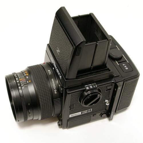 中古 ゼンザブロニカ GS-1 PG110mm F3.5 ウエストレベルファインダー