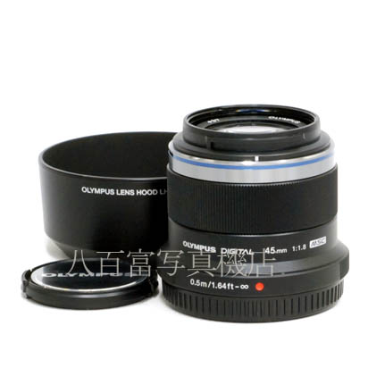 【中古】 オリンパス M.ZUIKO DIGITAL 45mm F1.8 ブラック OLYMPUS マイクロフォーサーズ 中古交換レンズ 42309