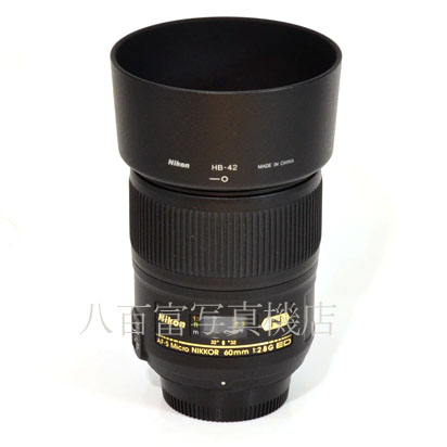 【中古】 ニコン AF-S Micro NIKKOR 60mm F2.8G ED Nikon マイクロニッコール 中古交換レンズ 42590