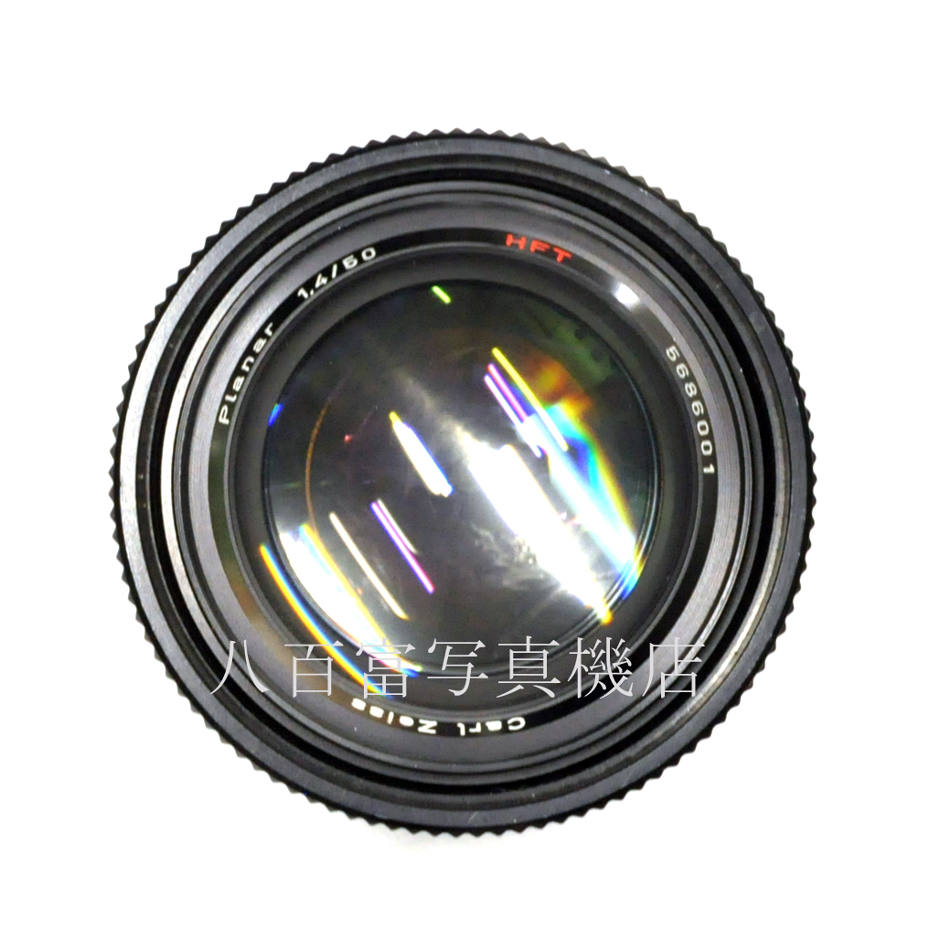 【中古】 カールツァイス プラナー HFT 50mm F1.4 ローライQBM:２ピン型マウント 西ドイツ製 Carl Zeiss Planar Rollei 中古交換レンズ K4009