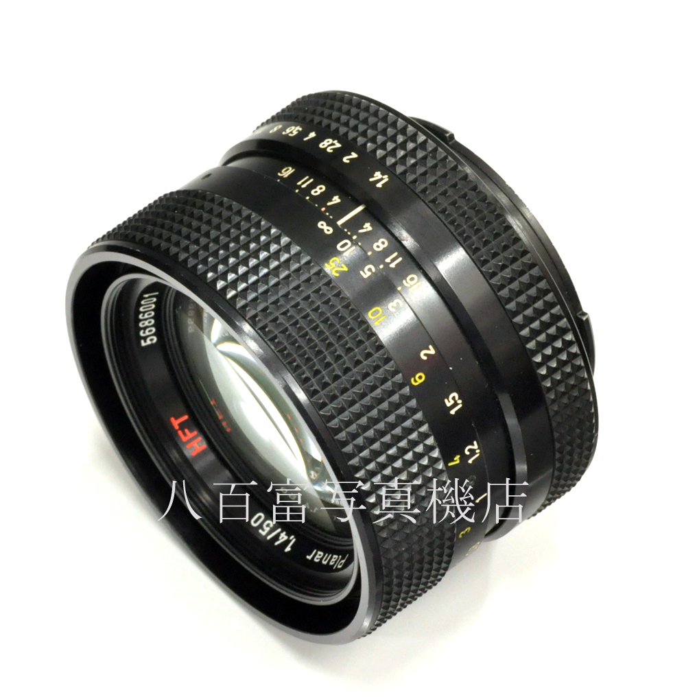 【中古】 カールツァイス プラナー HFT 50mm F1.4 ローライQBM:２ピン型マウント 西ドイツ製 Carl Zeiss Planar Rollei 中古交換レンズ K4009