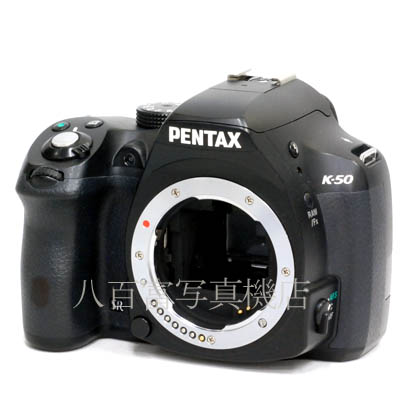 【中古】 ペンタックス K-50 ボディ ブラック PENTAX 中古デジタルカメラ K3553