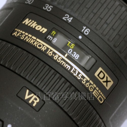 【中古】 ニコン AF-S DX NIKKOR 16-85mm F3.5-5.6G ED VR Nikon / ニッコール 中古レンズ 31032