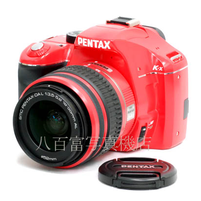 【中古】 ペンタックス K-x レッド DA L18-55mm F3.5-5.6 セット PENTAX 中古デジタルカメラ 42611