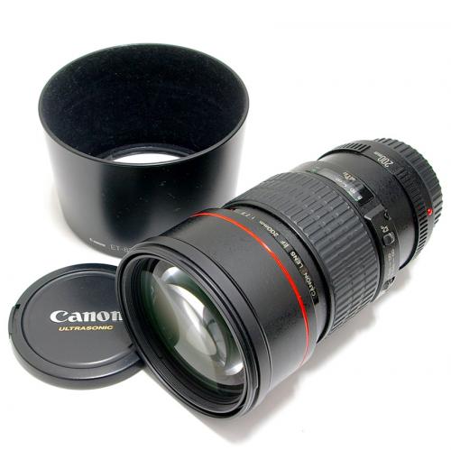 中古 キャノン EF 200mm F2.8L USM 延長フード付 Canon