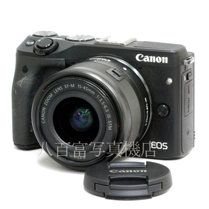 【中古】 キヤノン EOS M3 EF-M 15-45mmセット ブラック Canon 中古デジタルカメラ 42644