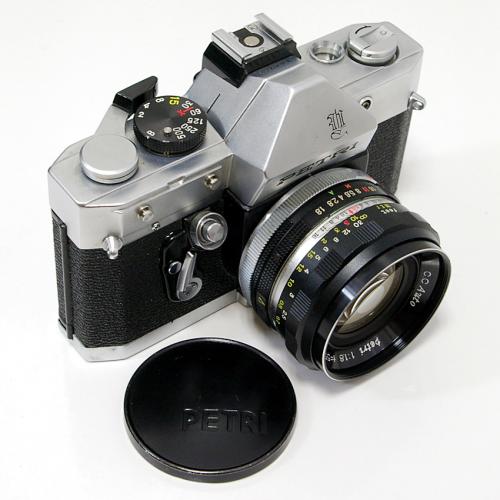 実写確認整ペトリV6Ⅱ／Petri55mmf1.8メタルフード付