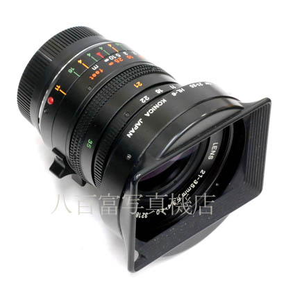 【中古】 コニカ M-ヘキサノン デュアルレンズ 21-35mm F3.4-4 ライカMマウント Konica M-HEXANON DUAL LENS 中古交換レンズ 38302