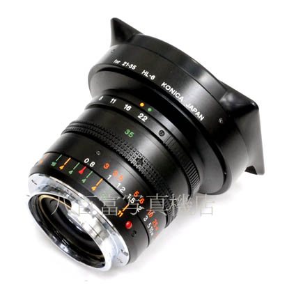 【中古】 コニカ M-ヘキサノン デュアルレンズ 21-35mm F3.4-4 ライカMマウント Konica M-HEXANON DUAL LENS 中古交換レンズ 38302