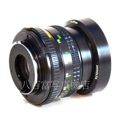 【中古】 ミノルタ MD ROKKOR 35mm F2.8 後期型 minolta ロッコール 中古交換レンズ 42682
