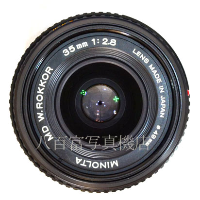 【中古】 ミノルタ MD ROKKOR 35mm F2.8 後期型 minolta ロッコール 中古交換レンズ 42682