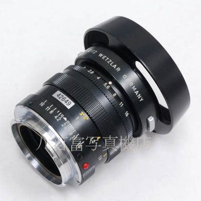 【中古】 ライカ ライツ ズミルックス 50mm F1.4 ブラック ライカMマウント Leica Leitz SUMMILUX  中古交換レンズ 42649