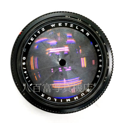 【中古】 ライカ ライツ ズミルックス 50mm F1.4 ブラック ライカMマウント Leica Leitz SUMMILUX  中古交換レンズ 42649