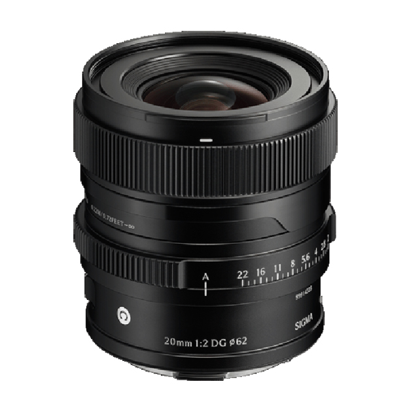 《新製品予約》 シグマ Sigma 20mm F2 DG Contemporary / LEICA L / ブラック / 広角レンズ / 35mmフルサイズ対応 ミラーレス専用 / ライカLマウント / SIGMA