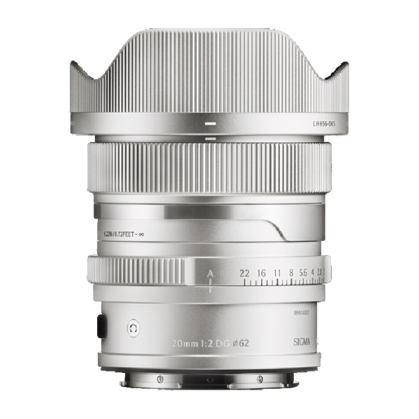 《新製品予約》 シグマ Sigma 20mm F2 DG Contemporary / LEICA L / シルバー / 広角レンズ / 35mmフルサイズ対応 ミラーレス専用 / ライカLマウント / SIGMA