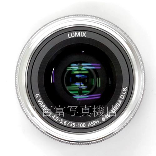 【中古】 パナソニック LUMIX G VARIO 35-100mm　F4.0-5.6 ASPH./MEGA O.I.S. シルバー H-FS35100 Panasonic 中古レンズ 36869