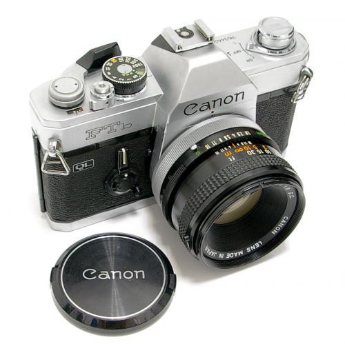 販売済み 中古 キャノン New FTb シルバー FD50mm F1.8 セット Canon