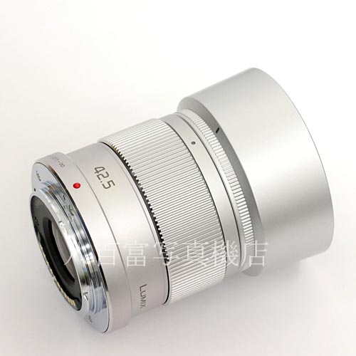 【中古】 パナソニック ルミックス G 42.5mm/F1.7 ASPH./POWER O.I.S. シルバー Panasonic LUMIX  H-HS043-S 中古レンズ 36870