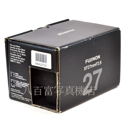 【中古】 フジフイルム FUJINON XF27mmF2.8 ブラック フジノンレンズ FUJIFILM 中古交換レンズ 36136