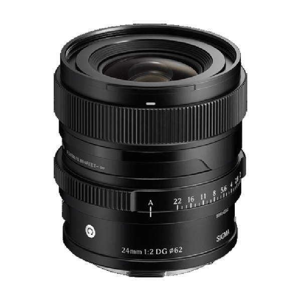 《新製品予約》 シグマ Sigma 24mm F2 DG Contemporary / LEICA-L / ブラック / 広角レンズ / 35mmフルサイズ対応 ミラーレス専用 / ライカLマウント / SIGMA