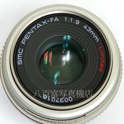 【中古】 smcペンタックス FA 43mm F1.9 Limited シルバー PENTAX 中古レンズ 31366